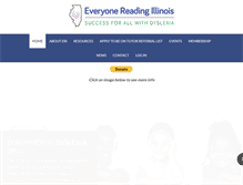 Tablet Screenshot of everyonereadingillinois.org